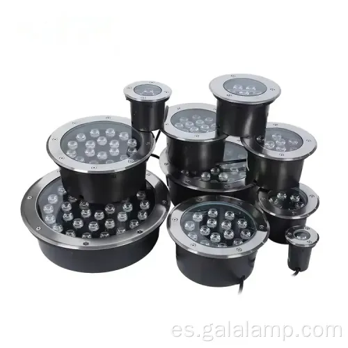 Iluminación LED subterránea RGB con control remoto